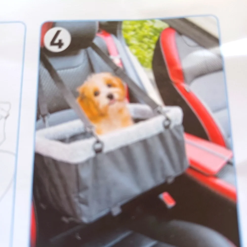 Dog car seat carrier pet smart new